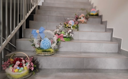 Wielkanocne plecionki dla Jasia i Iwonki 